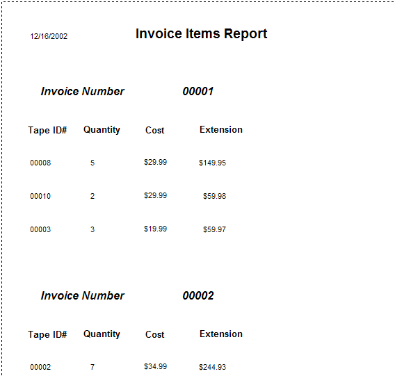 Report Groups